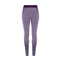 Purple - Front - TriDri Womens-Ladies Seamless 3D Fit Multi Sport Sculpt Leggings