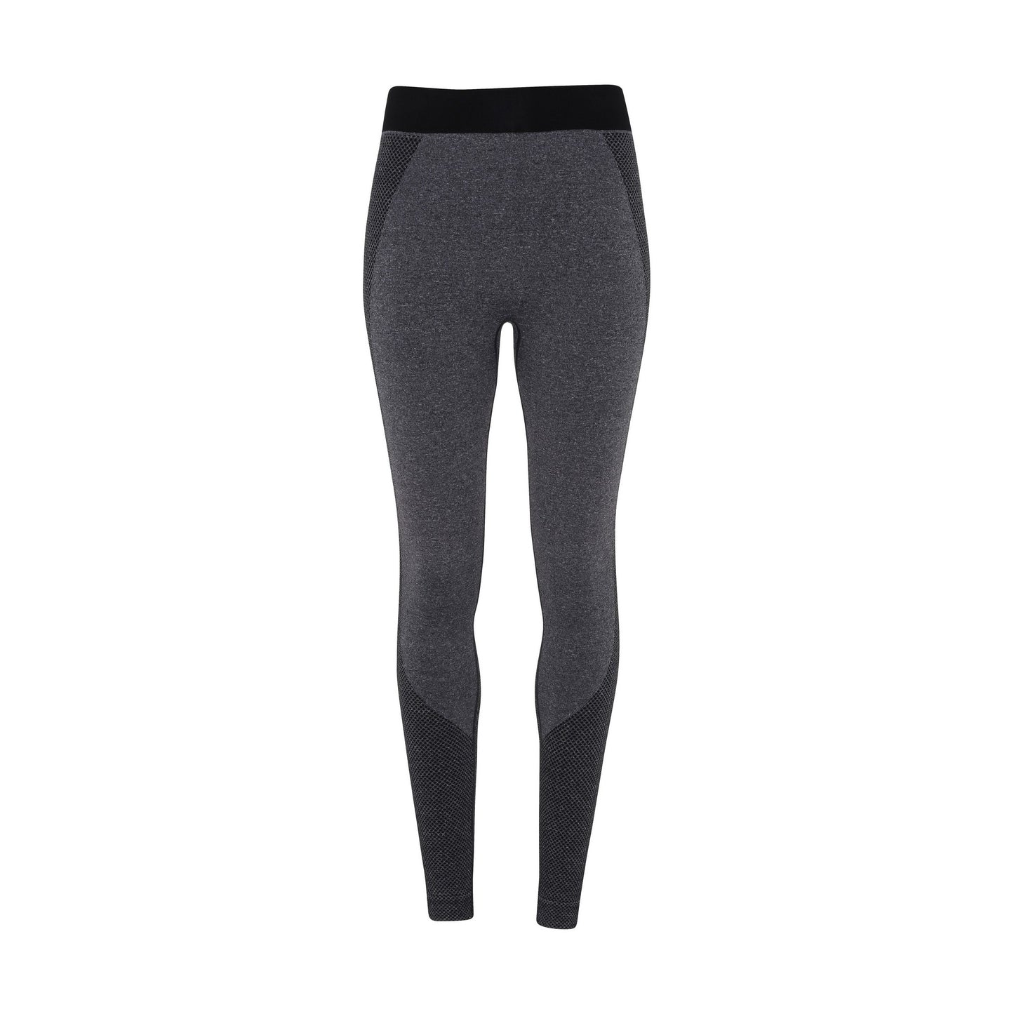 Black - Front - TriDri Womens-Ladies Seamless 3D Fit Multi Sport Sculpt Leggings