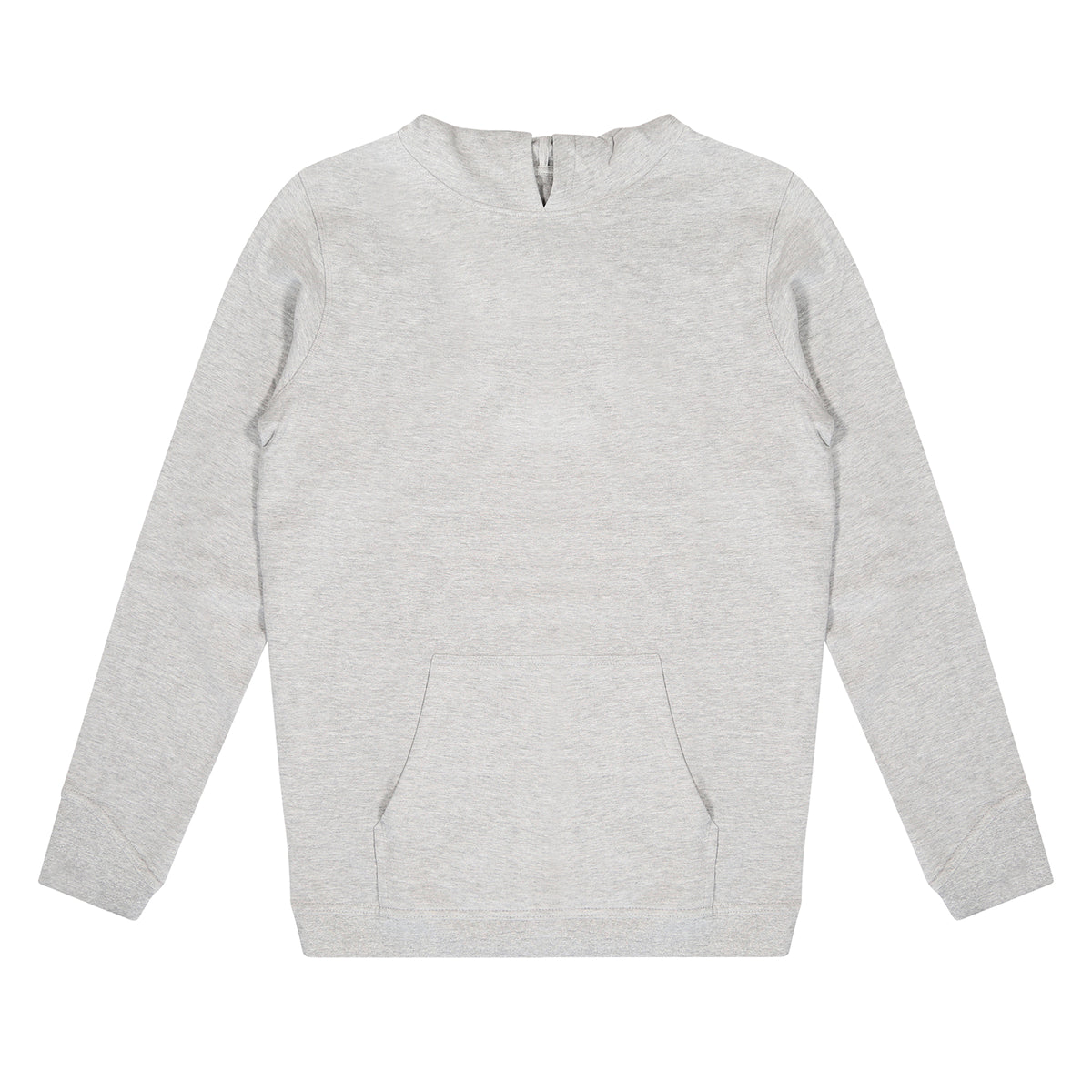 Heather Grey - Front - AWDis Ecologie Adults Unisex Corcovado Organic Hoodie