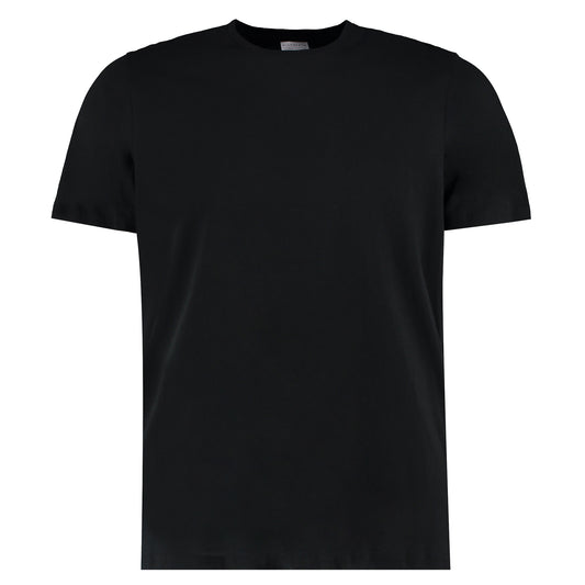 Black - Front - Kustom Kit Mens Fashion Fit Cotton Tee
