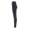 Black Denim - Side - TriDri Womens-Ladies Seamless 3D Fit Multi Sport Denim Look Leggings