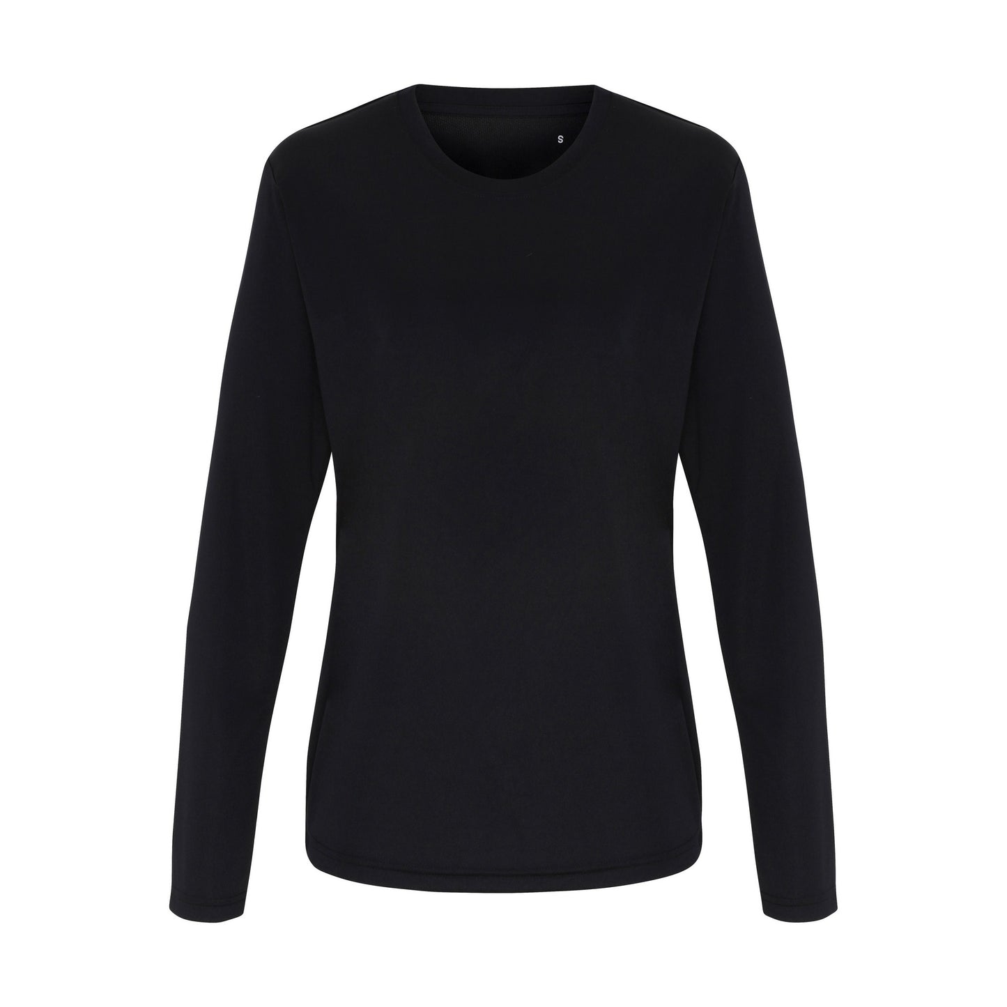 Black - Front - TriDri Womens-Ladies Long Sleeve Performance T-Shirt