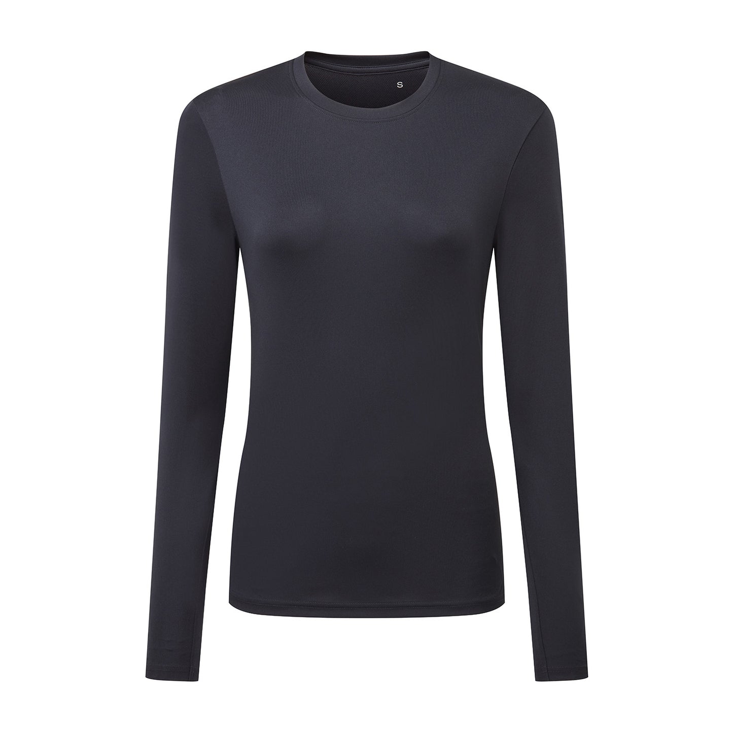 French Navy - Front - TriDri Womens-Ladies Long Sleeve Performance T-Shirt