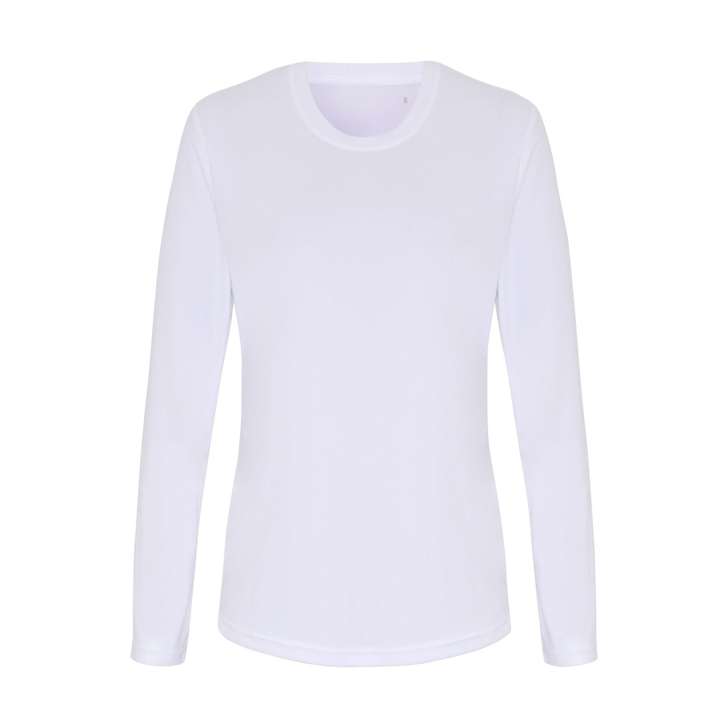 White - Front - TriDri Womens-Ladies Long Sleeve Performance T-Shirt