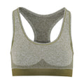 Olive Green - Front - TriDri Womens-Ladies Seamless 3D Fit Multi Sport Sculpt Bra