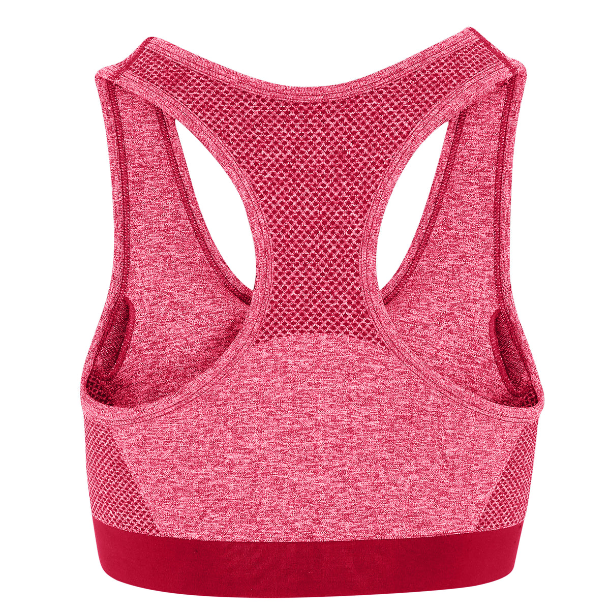 Burgundy - Back - TriDri Womens-Ladies Seamless 3D Fit Multi Sport Sculpt Bra