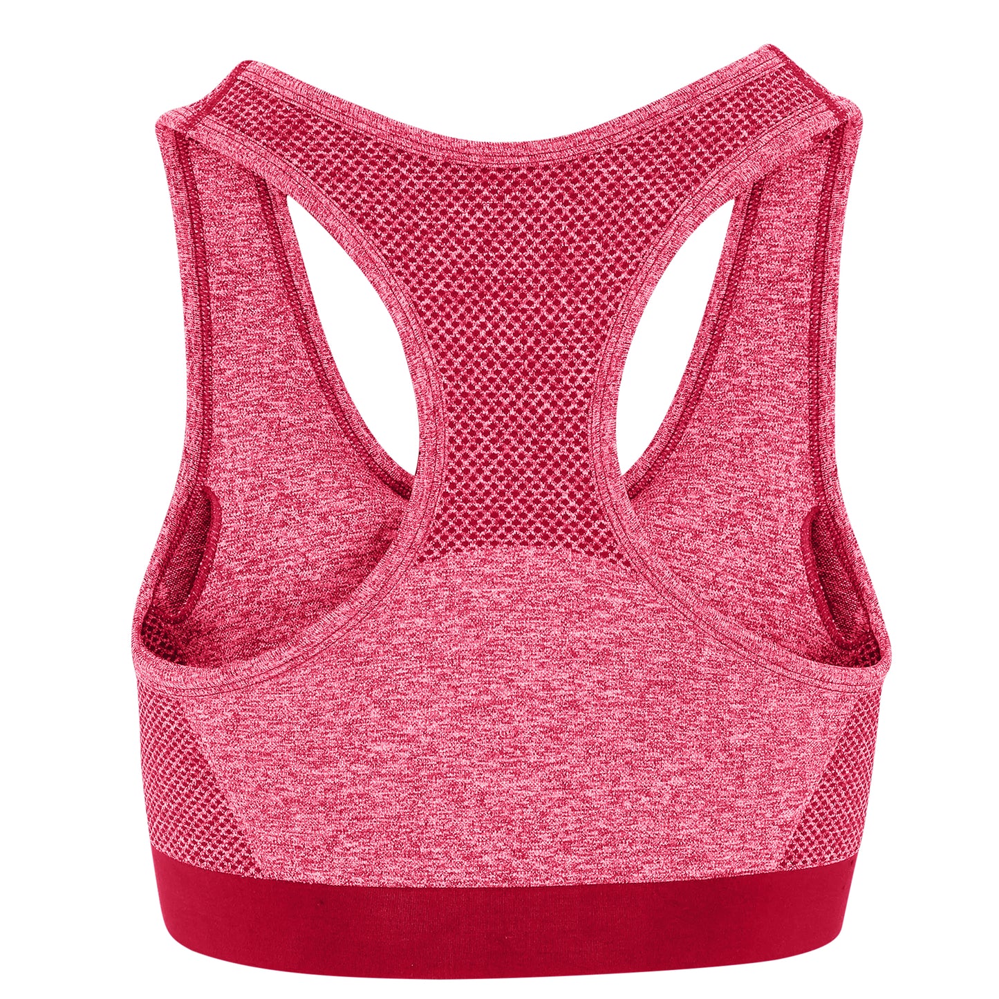 Burgundy - Back - TriDri Womens-Ladies Seamless 3D Fit Multi Sport Sculpt Bra