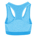 Sapphire Blue - Back - TriDri Womens-Ladies Seamless 3D Fit Multi Sport Sculpt Bra