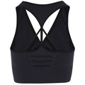 Black - Back - TriDri Womens-Ladies Seamless 3D Fit Multi Sport Reveal Sports Bra