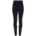 Black - Back - TriDri Womens-Ladies Seamless 3D Fit Multi Sport Reveal Leggings
