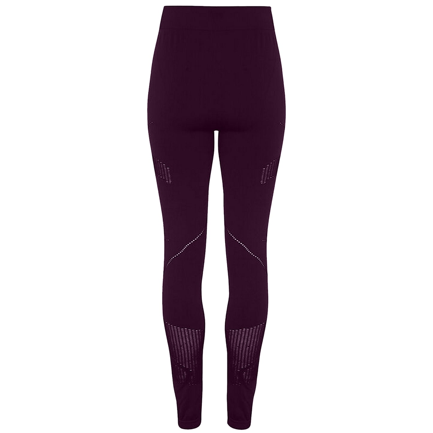 Mulberry - Back - TriDri Womens-Ladies Seamless 3D Fit Multi Sport Reveal Leggings