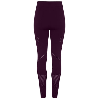 Mulberry - Back - TriDri Womens-Ladies Seamless 3D Fit Multi Sport Reveal Leggings