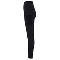 Black - Side - TriDri Womens-Ladies Performance Compression Leggings