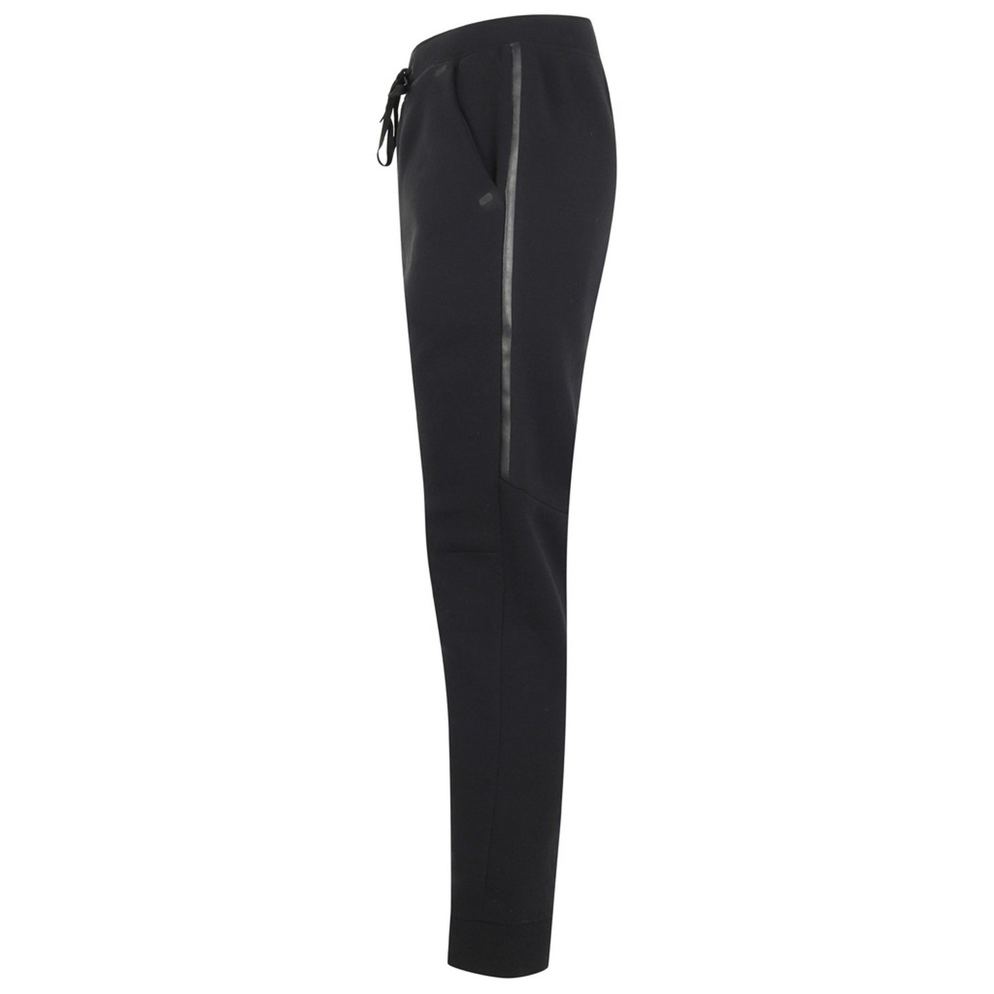 Black - Side - Tombo Mens Tech Slim Leg Joggers