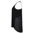 Black - Side - Tombo Womens-Ladies Open Back Vest