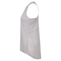 Light Grey - Side - Tombo Womens-Ladies Open Back Vest