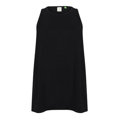 Black - Front - Tombo Womens-Ladies Open Back Vest