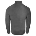 Solid Grey - Back - PRO RTX Mens Microfleece Jacket