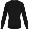 Black - Back - Premier Womens-Ladies Essential Acrylic Cardigan