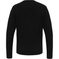 Black - Back - Premier Mens Essential Acrylic V-Neck Sweater