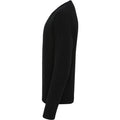 Black - Side - Premier Mens Essential Acrylic V-Neck Sweater