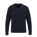 Navy - Front - Premier Mens Essential Acrylic V-Neck Sweater