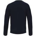 Navy - Side - Premier Mens Essential Acrylic V-Neck Sweater