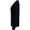 Navy - Lifestyle - Henbury Womens-Ladies 12 Gauge Fine Knit V-Neck Jumper - Sweatshirt