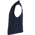 Navy - Side - Premier Mens Herringbone Waistcoat