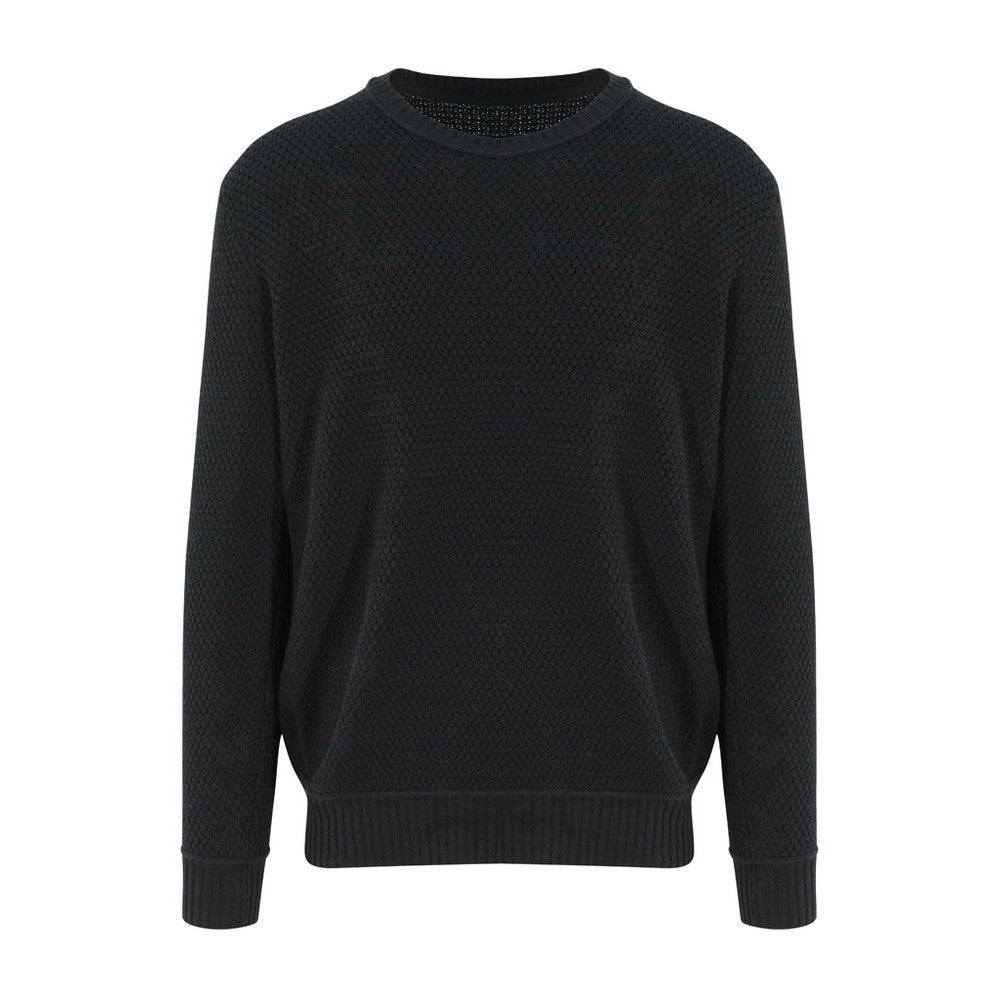 Black - Front - AWDis Ecologie Adults Unisex Taroko Regen Jumper