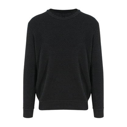 Black - Front - AWDis Ecologie Adults Unisex Taroko Regen Jumper