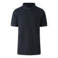 Jet Black - Front - AWDis Ecologie Adults Unisex Etosha Organic Polo Shirt