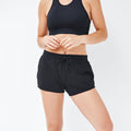 Jet Black - Back - AWDis Just Cool Womens-Ladies Girlie Cool Jog Shorts