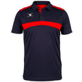 Dark Navy-Red - Front - Gilbert Mens Photon Polo Shirt