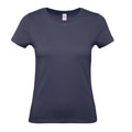 Navy Blue* - Front - B&C Womens-Ladies #E150 T-Shirt