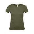 Urban Khaki - Front - B&C Womens-Ladies #E150 T-Shirt