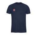 Navy - Front - Gray-Nicolls Mens Matrix Short Sleeve T-Shirt