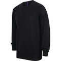 Navy - Lifestyle - Henbury Mens Crew Neck 12 Gauge Fine Knit Jumper - Sweatshirt