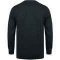 Grey Marl - Back - Henbury Mens Crew Neck 12 Gauge Fine Knit Jumper - Sweatshirt