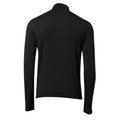 Black - Back - Asquith & Fox Mens Cotton Blend Zip Sweatshirt