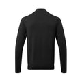 Black - Side - Asquith & Fox Mens Cotton Blend Zip Sweatshirt