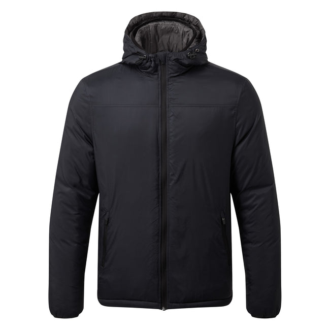 Navy-Charcoal - Front - Asquith & Fox Mens Padded Wind Jacket