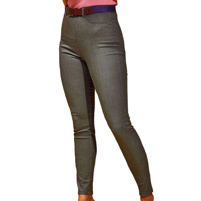 Slate - Back - Asquith & Fox Womens-Ladies Classic Fit Jeggings