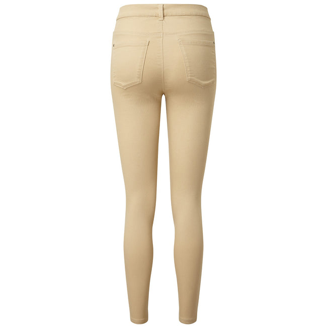 Natural - Back - Asquith & Fox Womens-Ladies Classic Fit Jeggings
