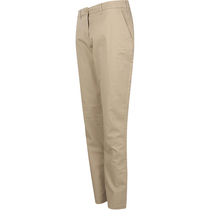 Stone - Lifestyle - Henbury Womens-Ladies Stretch Chinos