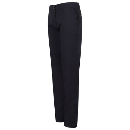 Navy - Lifestyle - Henbury Womens-Ladies Stretch Chinos