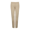 Stone - Front - Henbury Womens-Ladies Stretch Chinos