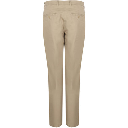 Stone - Back - Henbury Womens-Ladies Stretch Chinos