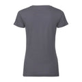 Convoy Grey - Back - Russell Womens-Ladies Authentic Pure Organic Tee