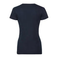 French Navy - Back - Russell Womens-Ladies Authentic Pure Organic Tee